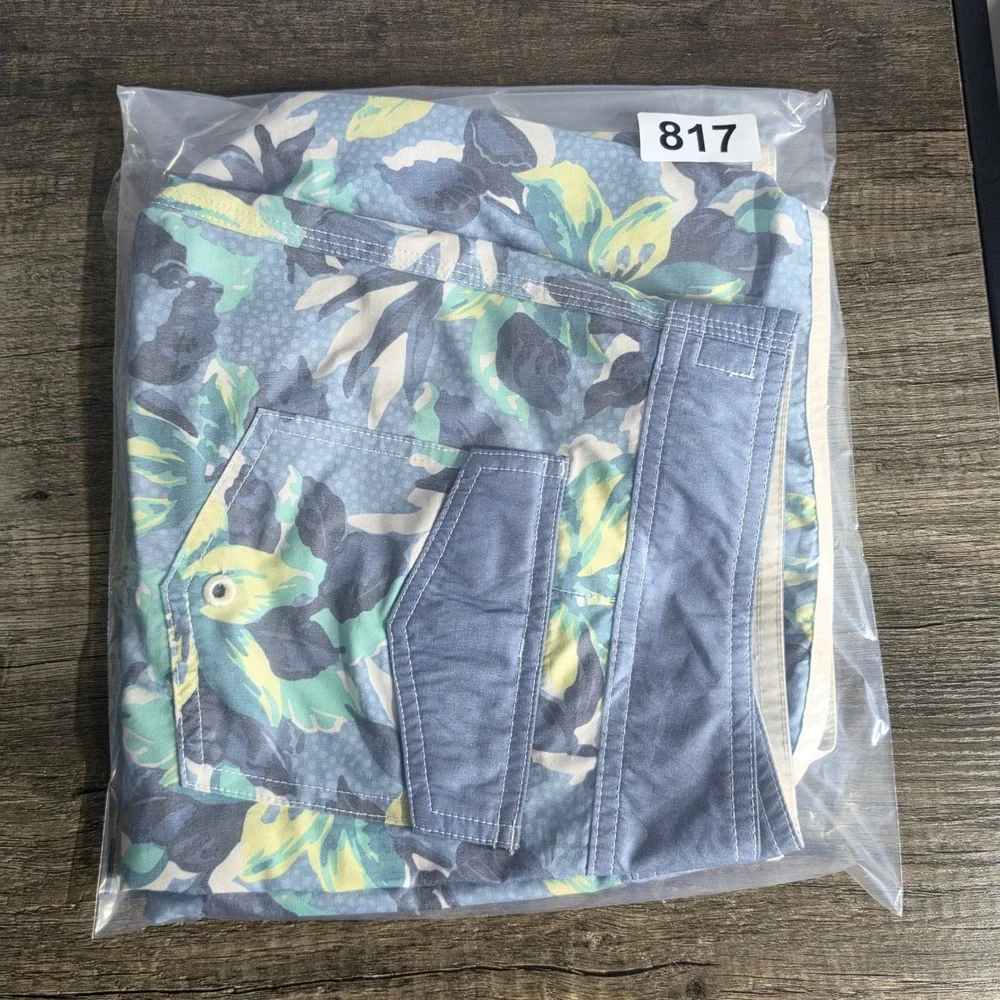 Quiksilver Board Shorts Mens‎ 32 Floral Print Swim Trunks Sample Collectible